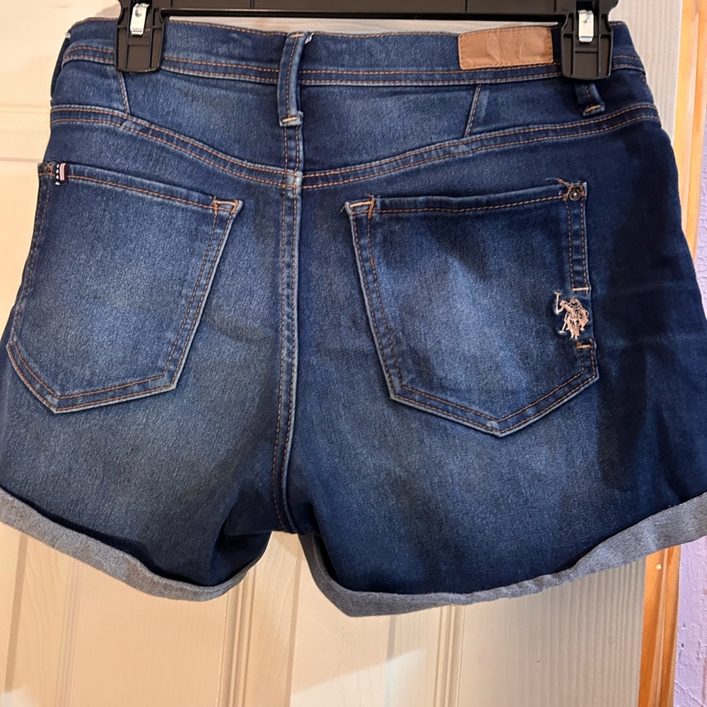 Blue jeans shorts size three